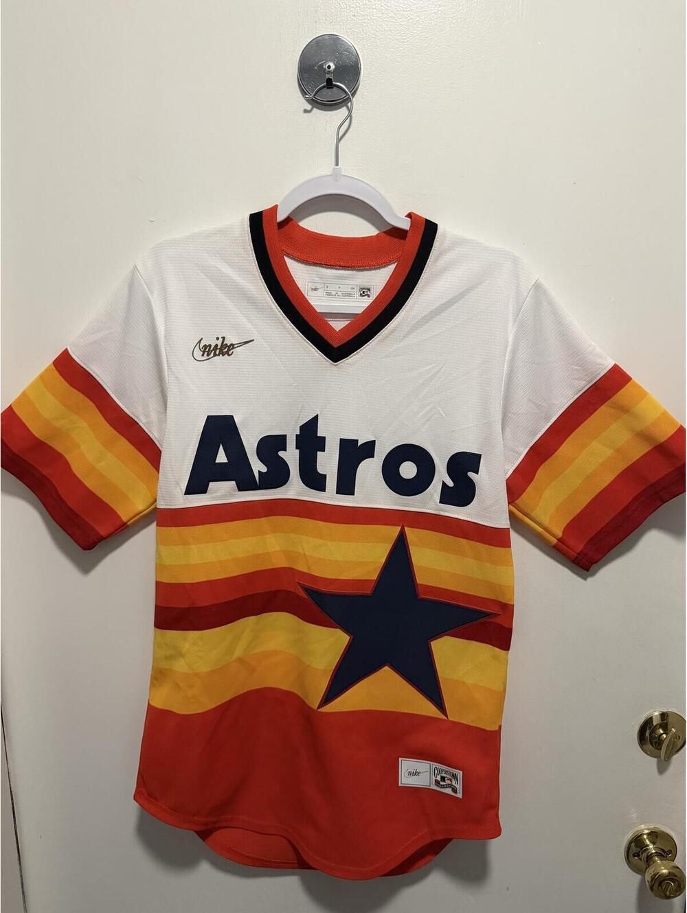 Nike Nolan Ryan Houston Astros Cooperstown Collection replica jersey S